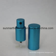 18/415 Aluminum Blue Perfume Pump with Aluminum Cap